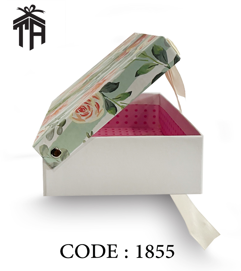 هارد باکس مستطیلی تک سایز لولایی کد 1855